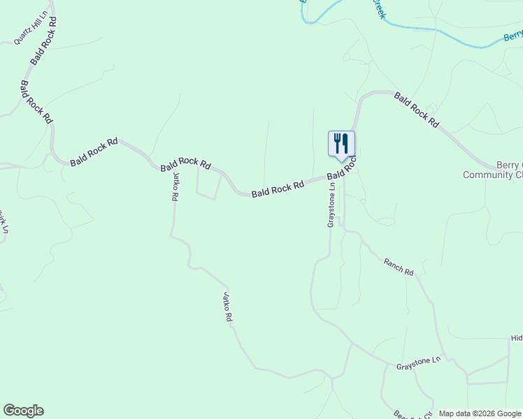 map of restaurants, bars, coffee shops, grocery stores, and more near 0 Centurion Way in Berry Creek