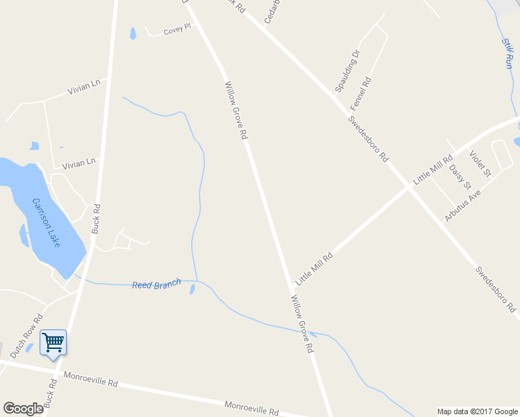 map of restaurants, bars, coffee shops, grocery stores, and more near 1657 Willow Grove Road in Franklin