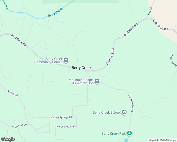 map of restaurants, bars, coffee shops, grocery stores, and more near 6 Ernie Lane in Berry Creek