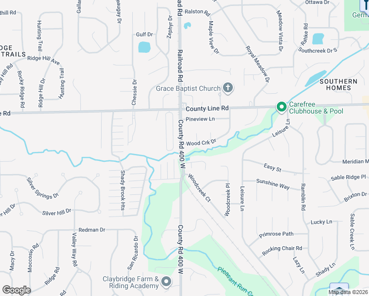 map of restaurants, bars, coffee shops, grocery stores, and more near 3976 Kristi Way in Greenwood