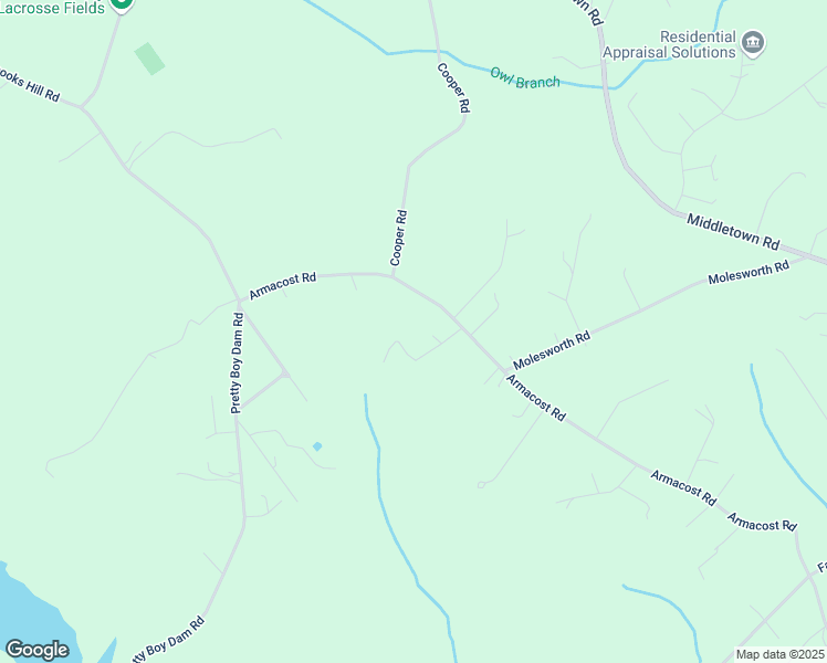 map of restaurants, bars, coffee shops, grocery stores, and more near 1421 Armacost Road in Parkton