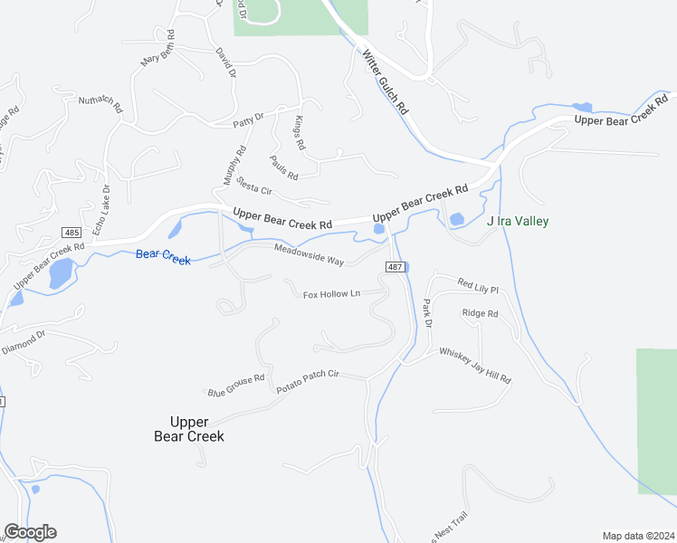 map of restaurants, bars, coffee shops, grocery stores, and more near 151 Fox Hollow Lane in Evergreen
