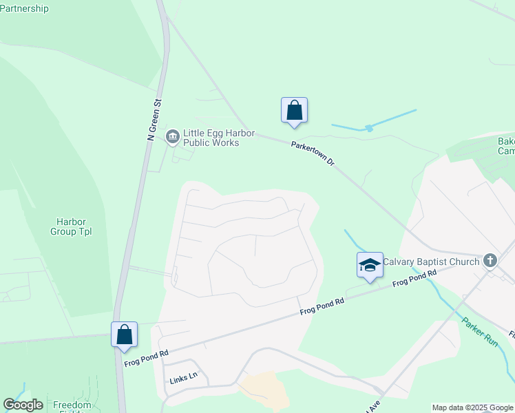 map of restaurants, bars, coffee shops, grocery stores, and more near 38 Gimball Road in Little Egg Harbor Township