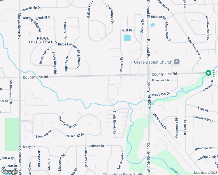map of restaurants, bars, coffee shops, grocery stores, and more near 277 Shady Brook Heights in Greenwood
