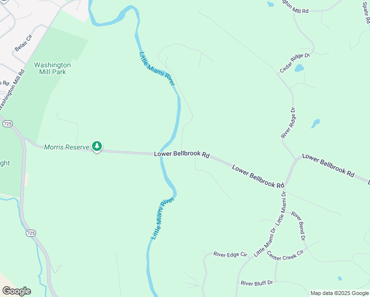 map of restaurants, bars, coffee shops, grocery stores, and more near 2932 Lower Bellbrook Road in Spring Valley