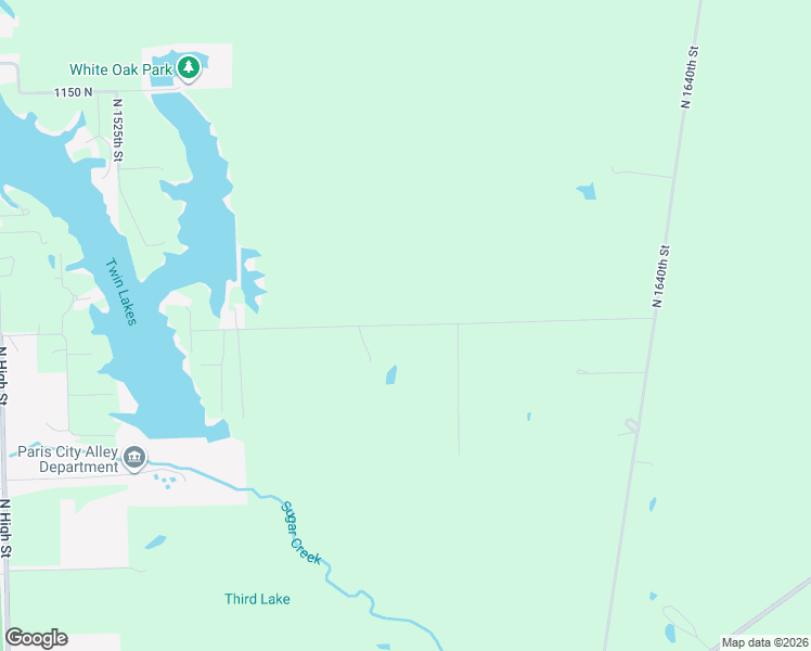 map of restaurants, bars, coffee shops, grocery stores, and more near 15770 1100 North in Paris