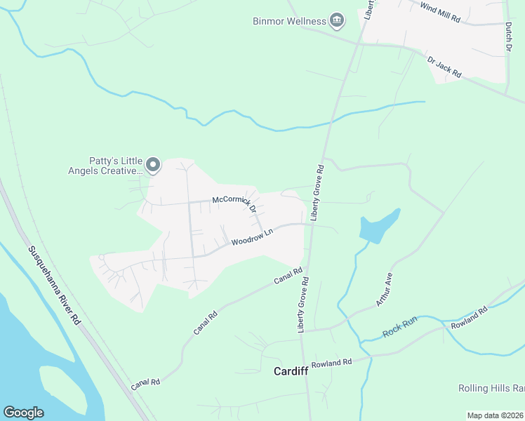 map of restaurants, bars, coffee shops, grocery stores, and more near 28 McCormick Drive in Port Deposit