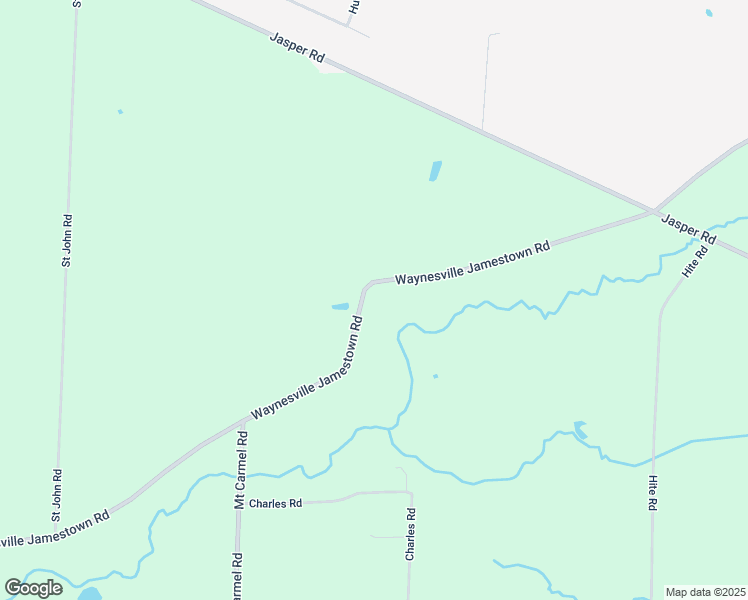 map of restaurants, bars, coffee shops, grocery stores, and more near 4109 Waynesville Jamestown Road in Jamestown