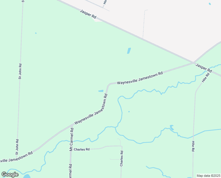 map of restaurants, bars, coffee shops, grocery stores, and more near 4109 Waynesville Jamestown Road in Jamestown