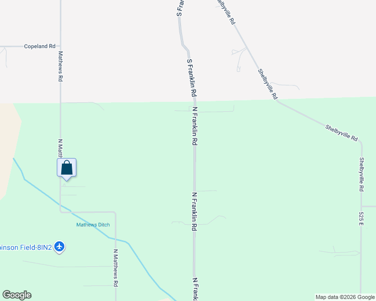 map of restaurants, bars, coffee shops, grocery stores, and more near 1622 400E Road in Greenwood