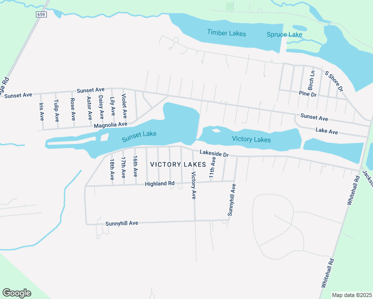 map of restaurants, bars, coffee shops, grocery stores, and more near 2419 Lakeside Drive in Monroe