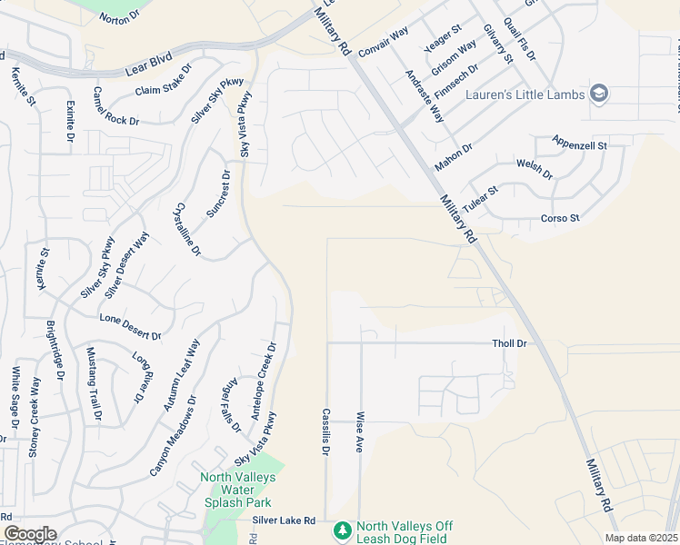 map of restaurants, bars, coffee shops, grocery stores, and more near 8900 Cassilis Drive in Reno