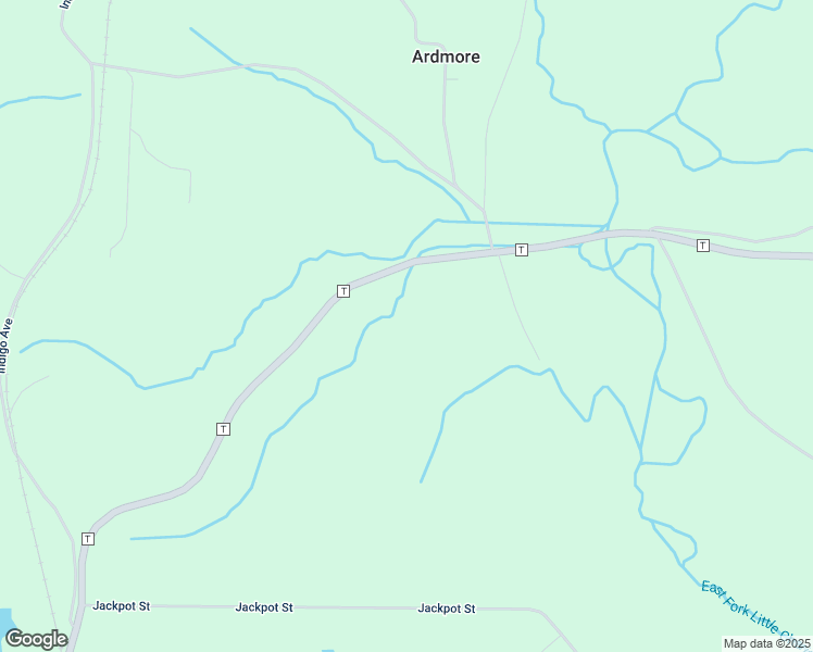 map of restaurants, bars, coffee shops, grocery stores, and more near 27180 State Highway T in Excello