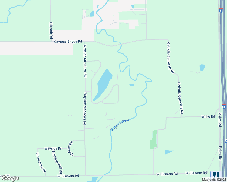map of restaurants, bars, coffee shops, grocery stores, and more near 54 Covered Bridge Acres in Glenarm