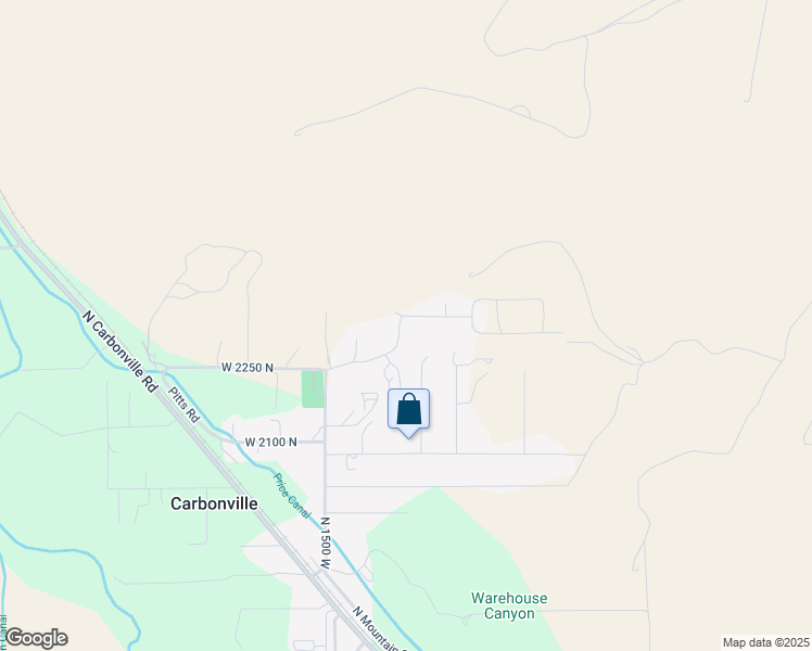 map of restaurants, bars, coffee shops, grocery stores, and more near 1363 Shelby Lane in Helper