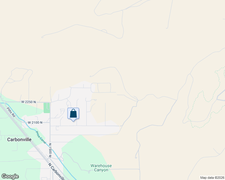 map of restaurants, bars, coffee shops, grocery stores, and more near Well Road 4300730570 in Price