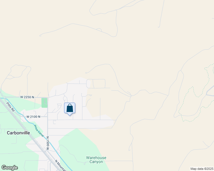 map of restaurants, bars, coffee shops, grocery stores, and more near 2350 North 1075 West in Helper