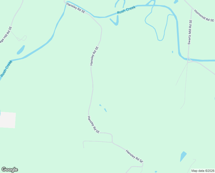 map of restaurants, bars, coffee shops, grocery stores, and more near 5834 Hansley Road Southeast in Sugar Grove