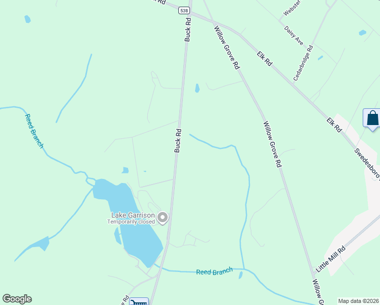 map of restaurants, bars, coffee shops, grocery stores, and more near 755 Buck Road in Gloucester County