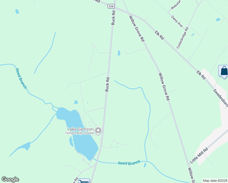 map of restaurants, bars, coffee shops, grocery stores, and more near 755 Buck Road in Elk