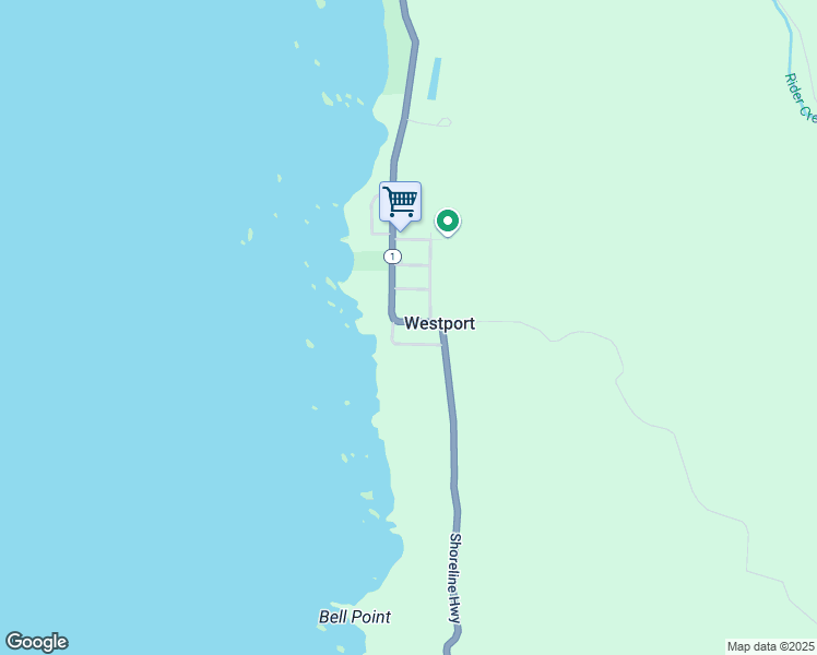 map of restaurants, bars, coffee shops, grocery stores, and more near 36435 California 1 in Westport