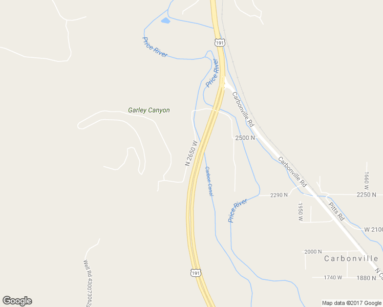 map of restaurants, bars, coffee shops, grocery stores, and more near North 2650 West in Helper