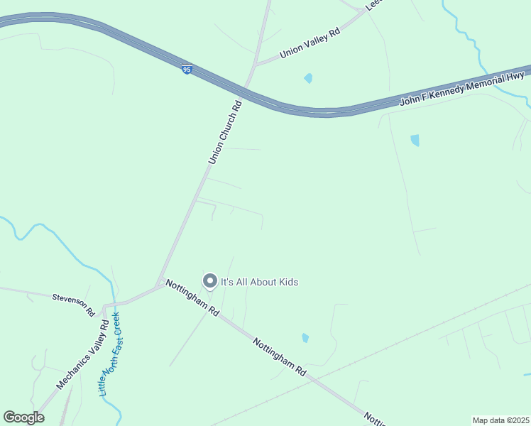 map of restaurants, bars, coffee shops, grocery stores, and more near 132 Union Church Road in Elkton
