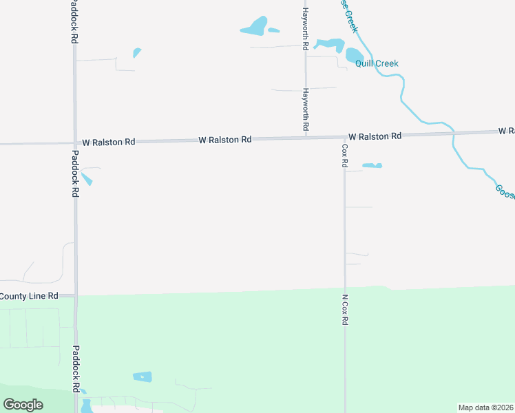 map of restaurants, bars, coffee shops, grocery stores, and more near 6700 West Ralston Road in Indianapolis