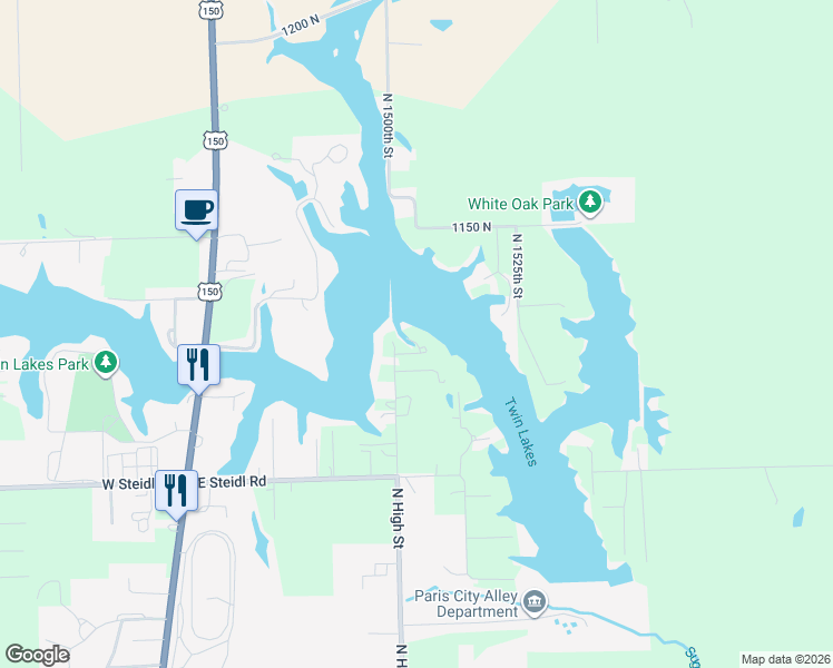 map of restaurants, bars, coffee shops, grocery stores, and more near 207 Sycamore Road in Paris