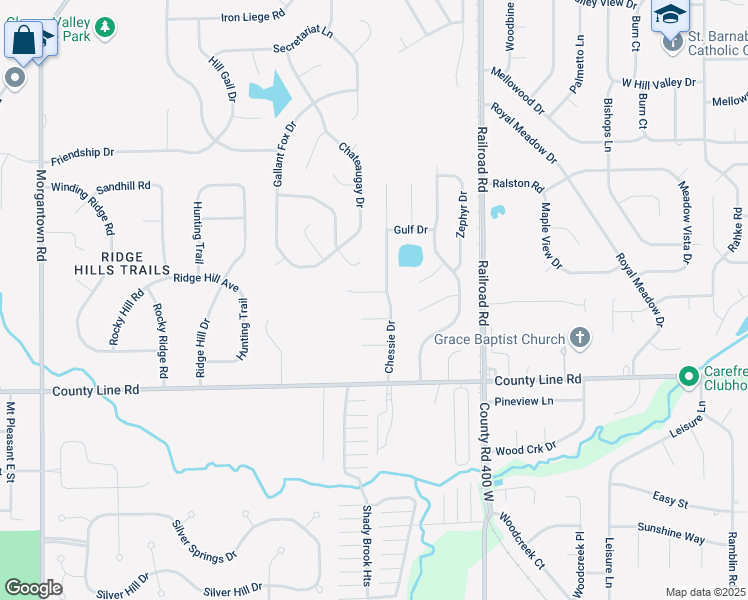 map of restaurants, bars, coffee shops, grocery stores, and more near 1337 Boone Court in Indianapolis