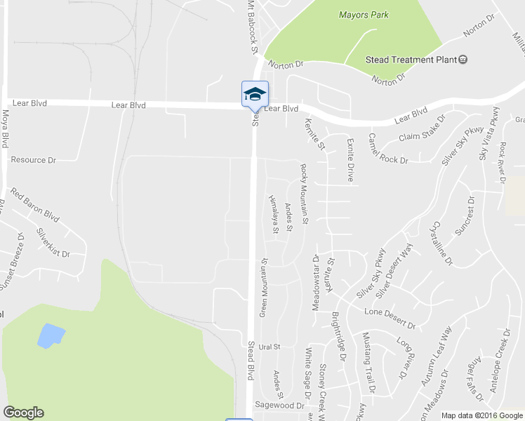 map of restaurants, bars, coffee shops, grocery stores, and more near 12063 Green Mountain St in Reno