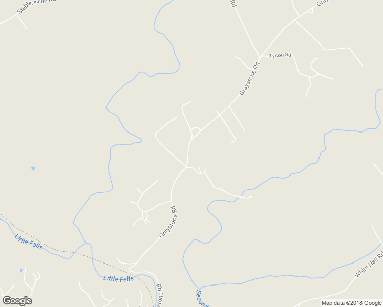 map of restaurants, bars, coffee shops, grocery stores, and more near 18705 Graystone Road in White Hall