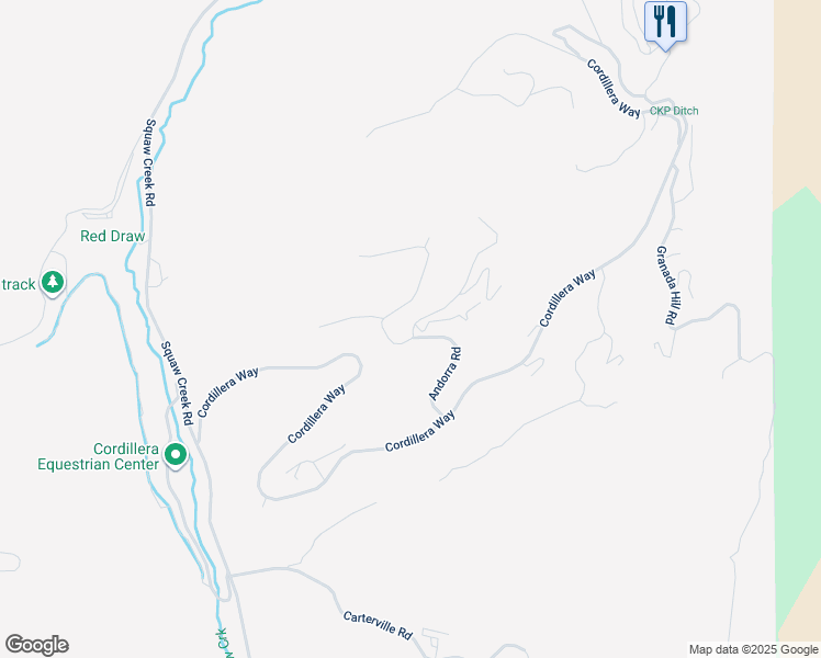 map of restaurants, bars, coffee shops, grocery stores, and more near 25 Little Andorra Road in Edwards