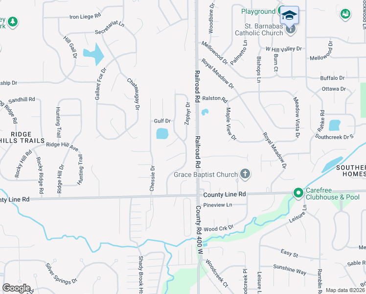 map of restaurants, bars, coffee shops, grocery stores, and more near 8714 Depot Drive in Indianapolis