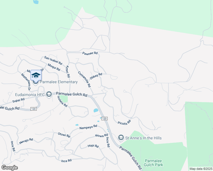 map of restaurants, bars, coffee shops, grocery stores, and more near 4735 Picutis Road in Indian Hills