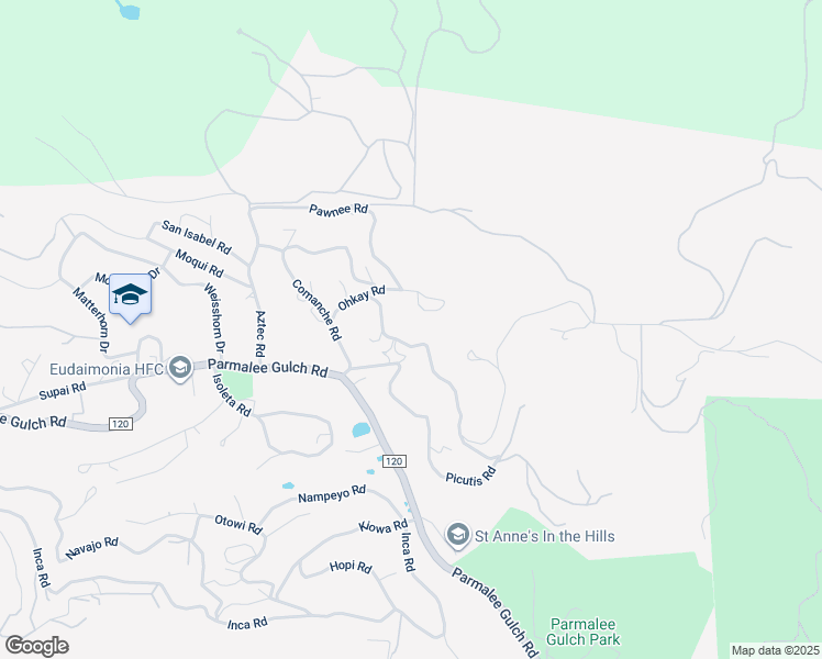 map of restaurants, bars, coffee shops, grocery stores, and more near 4735 Picutis Road in Indian Hills