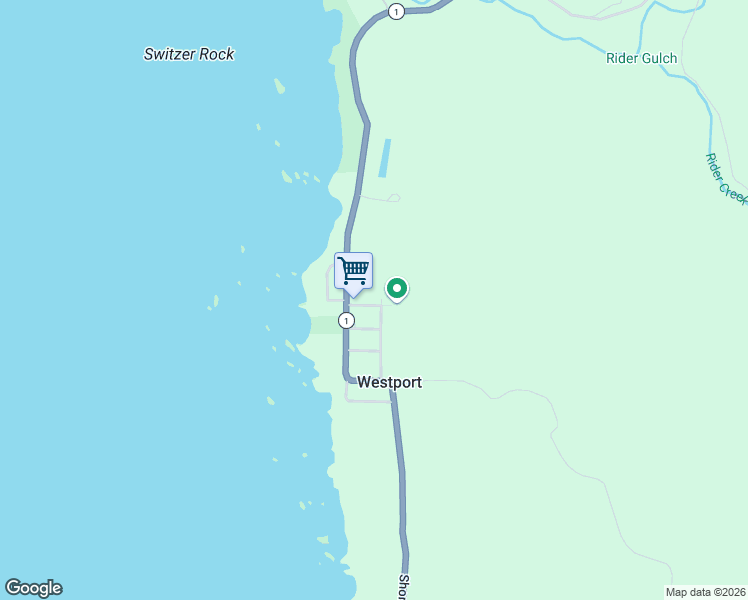 map of restaurants, bars, coffee shops, grocery stores, and more near 24900 Abalone Street in Westport