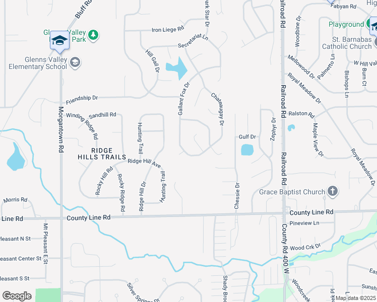 map of restaurants, bars, coffee shops, grocery stores, and more near 8790 Chateaugay Drive in Indianapolis