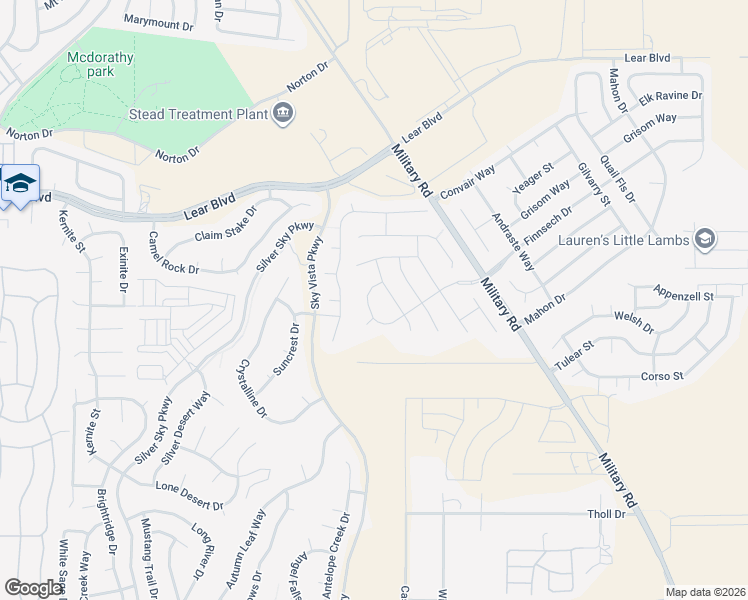 map of restaurants, bars, coffee shops, grocery stores, and more near 948 Estuary Circle in Reno