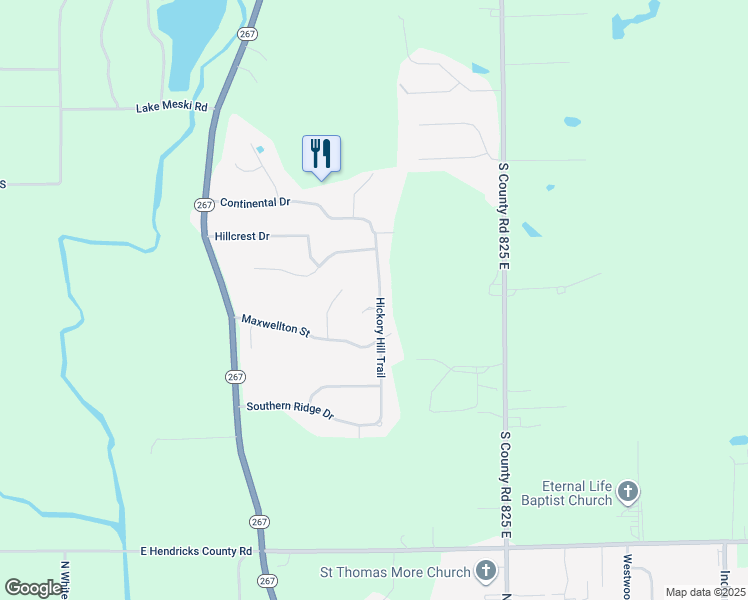 map of restaurants, bars, coffee shops, grocery stores, and more near 8432 Hickory Hill Trail in Mooresville