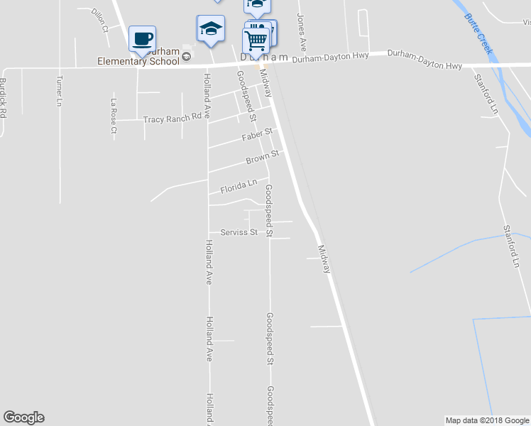 map of restaurants, bars, coffee shops, grocery stores, and more near 2355 Gorrill Lane in Durham