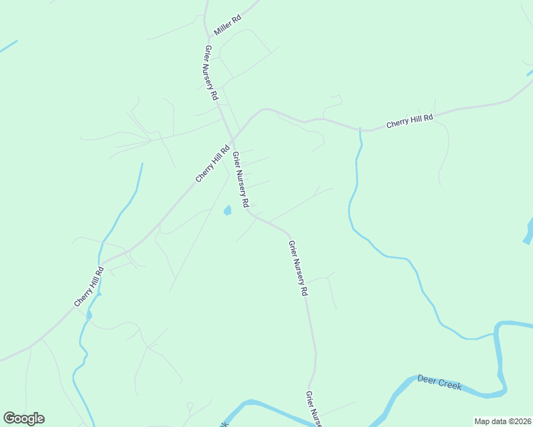 map of restaurants, bars, coffee shops, grocery stores, and more near 3415 Grier Nursery Road in Street