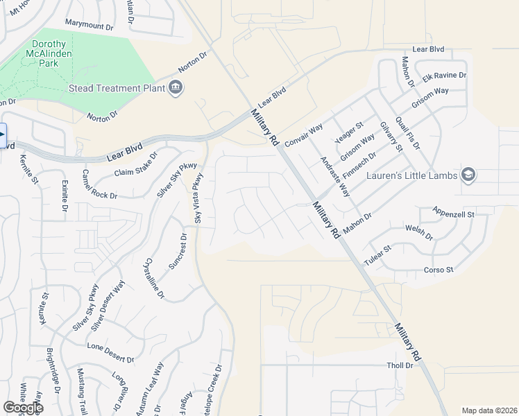map of restaurants, bars, coffee shops, grocery stores, and more near 9343 Bay Drive in Reno