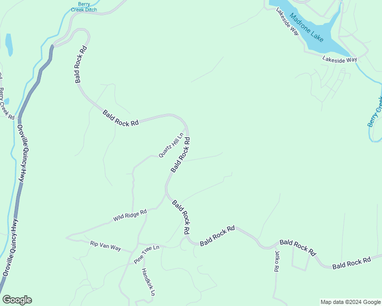 map of restaurants, bars, coffee shops, grocery stores, and more near 7 Huffright Lane in Berry Creek