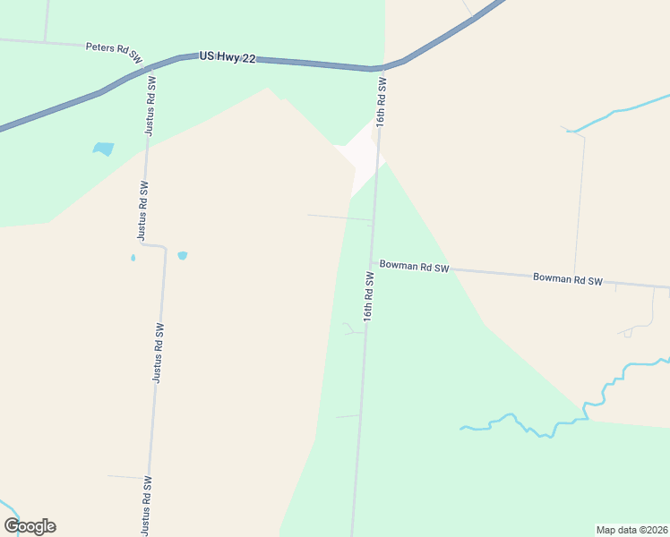 map of restaurants, bars, coffee shops, grocery stores, and more near 6547 16th Road Southwest in Amanda