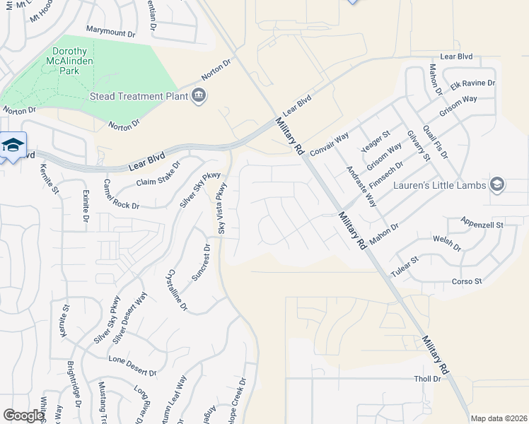 map of restaurants, bars, coffee shops, grocery stores, and more near 948 Estuary Circle in Reno