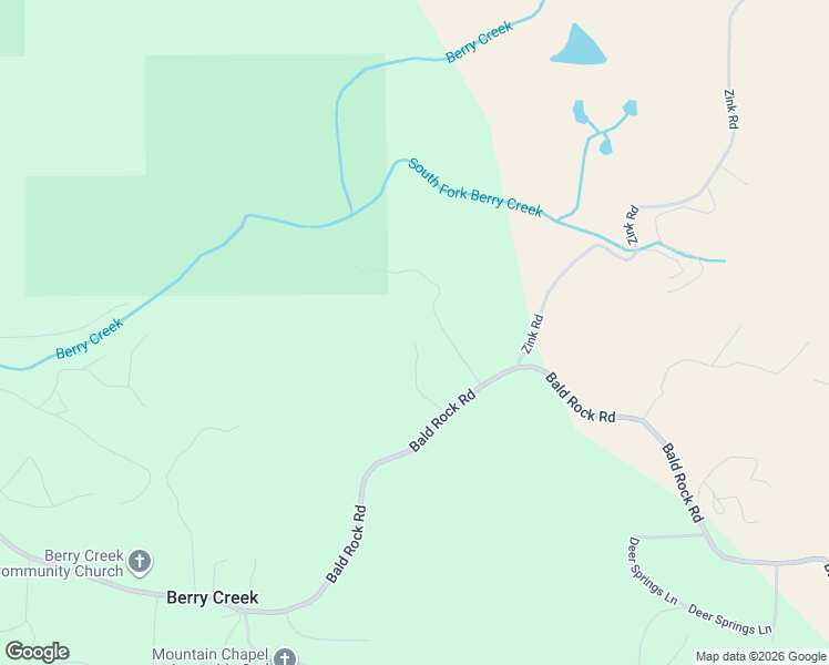 map of restaurants, bars, coffee shops, grocery stores, and more near 115 Martin Hill Lane in Berry Creek