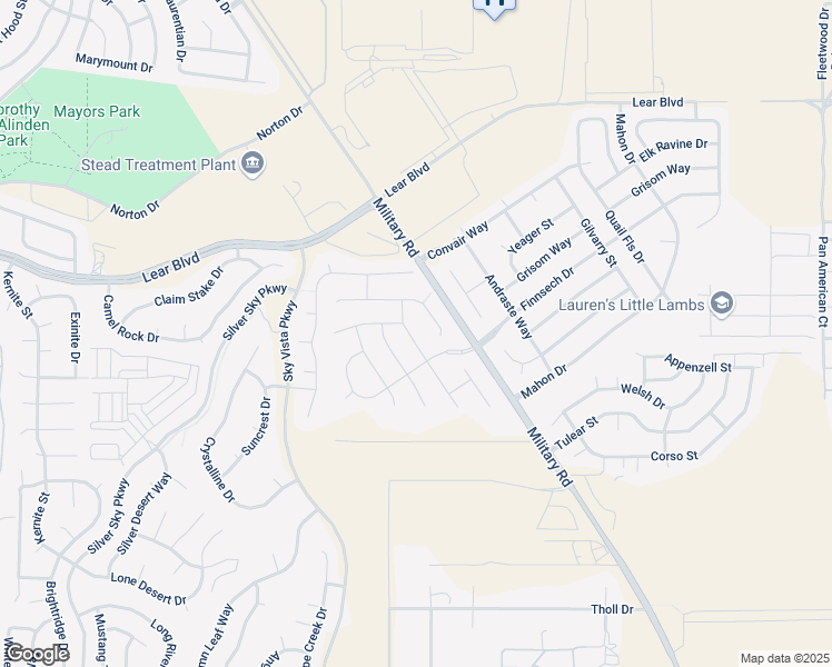 map of restaurants, bars, coffee shops, grocery stores, and more near 9267 Peninsula Court in Reno