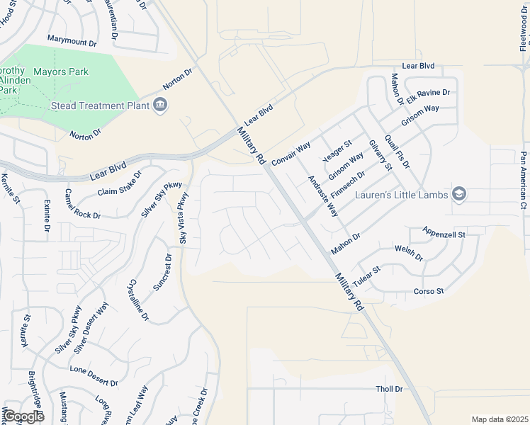 map of restaurants, bars, coffee shops, grocery stores, and more near 9267 Peninsula Court in Reno