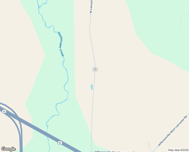 map of restaurants, bars, coffee shops, grocery stores, and more near West Lancaster Road in Jeffersonville